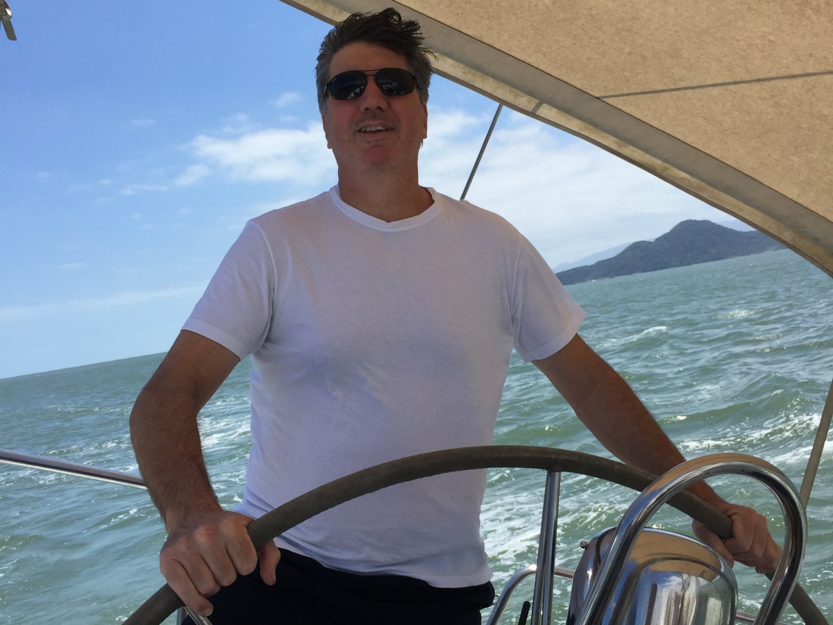 Velejando no Guarujá