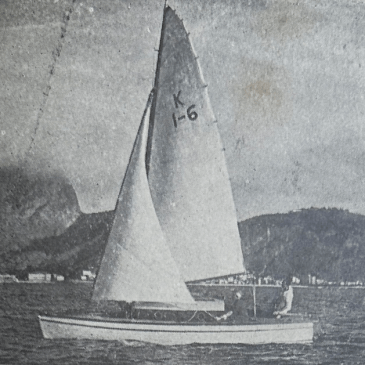 Veleiro Jacuí - julho de 1948 - Foto: Paulo Muniz