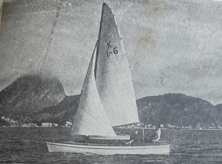 Veleiro Jacuí - julho de 1948 - Foto: Paulo Muniz